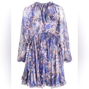Zimmermann Botanica Drawn Mini Dress Sz 1